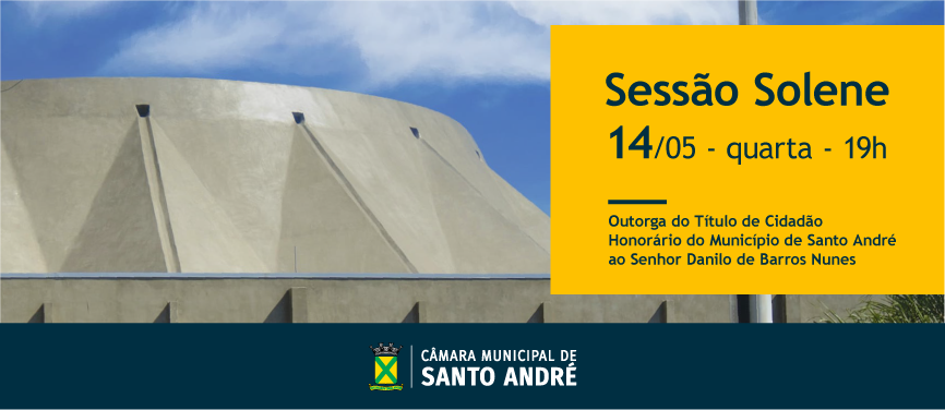 Danilo de Barros Nunes receberá título de Cidadão Honorário na quarta-feira (14)