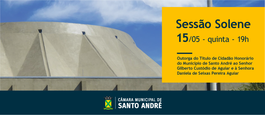 Câmara homenageia Gilberto Custódio e Daniela de Seixas Aguiar na quinta-feira (15)
