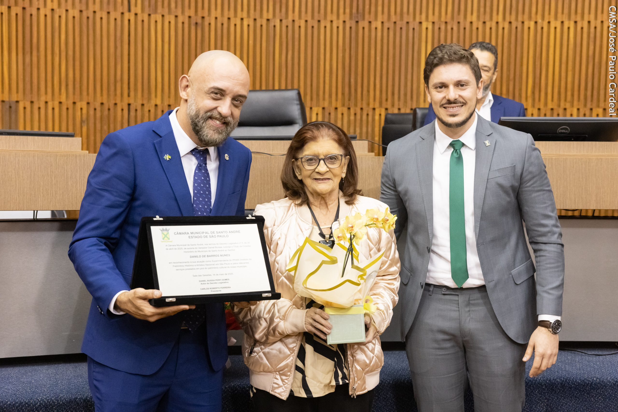Danilo de Barros Nunes recebe Título de Cidadão Honorário de Santo André