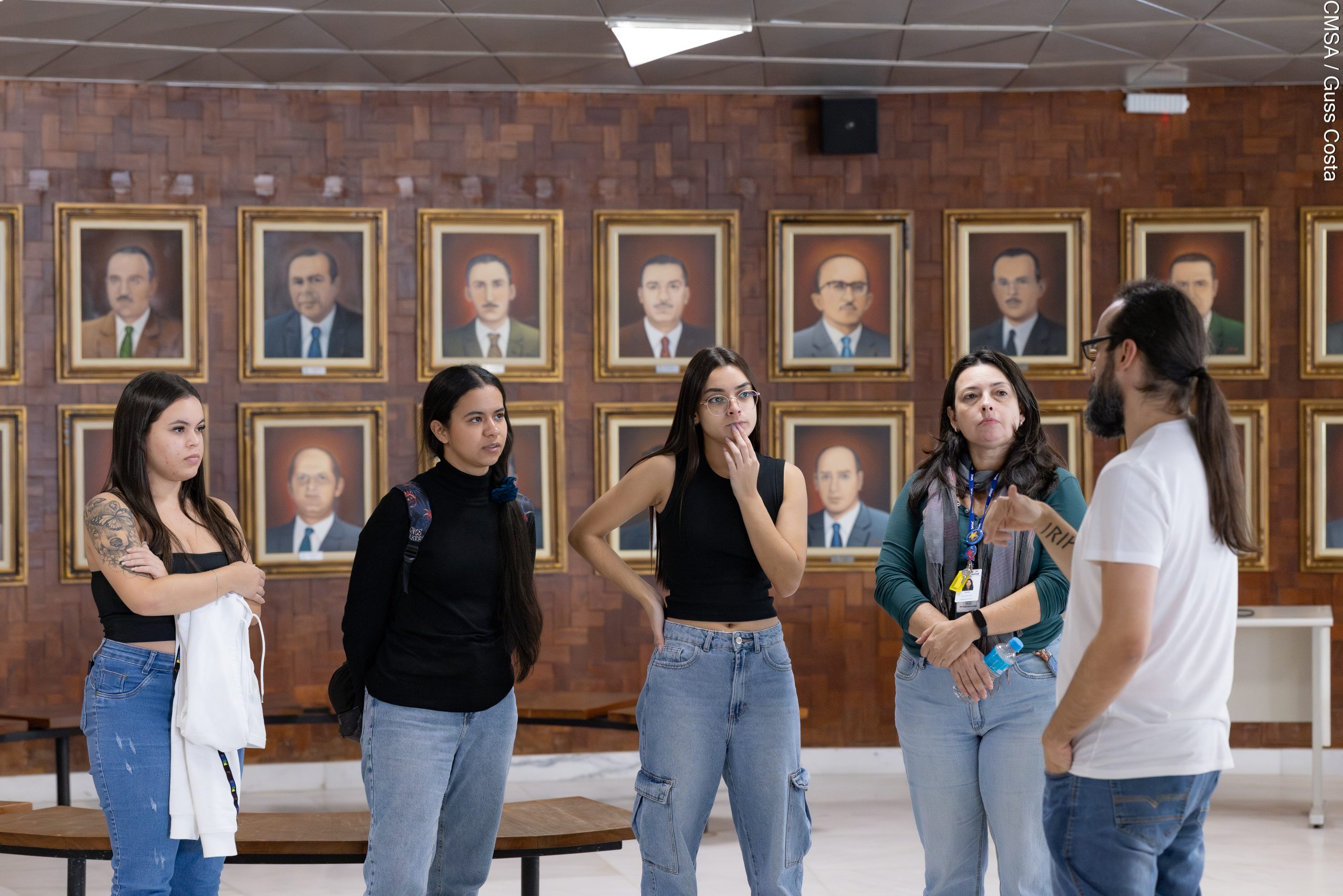 Câmara recebe alunos do SENAC Santo André