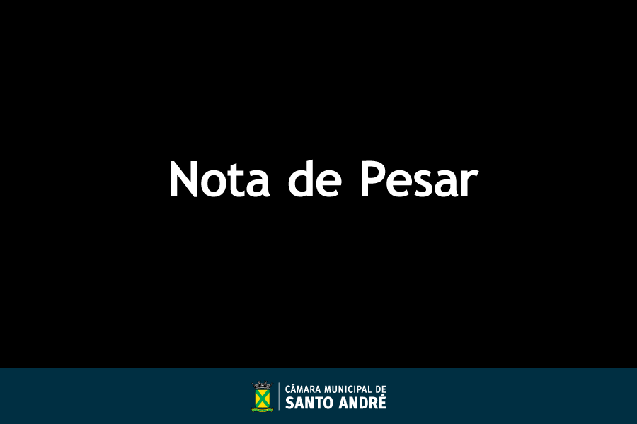 Nota de Pesar – Professor Luiz Roberto Alves