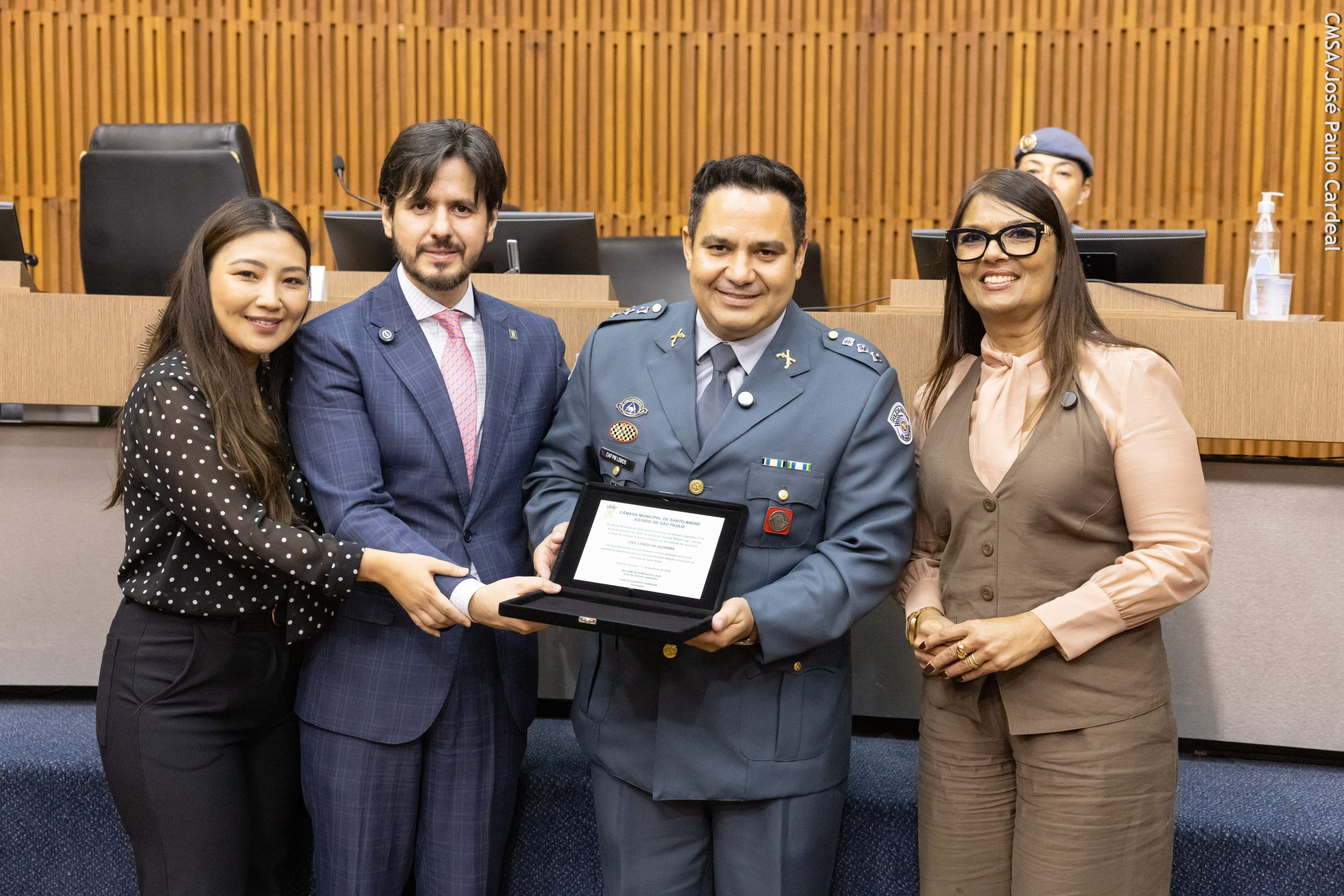 Câmara concede Título de Cidadão Honorário ao Capitão PM Joel Lemos de Oliveira