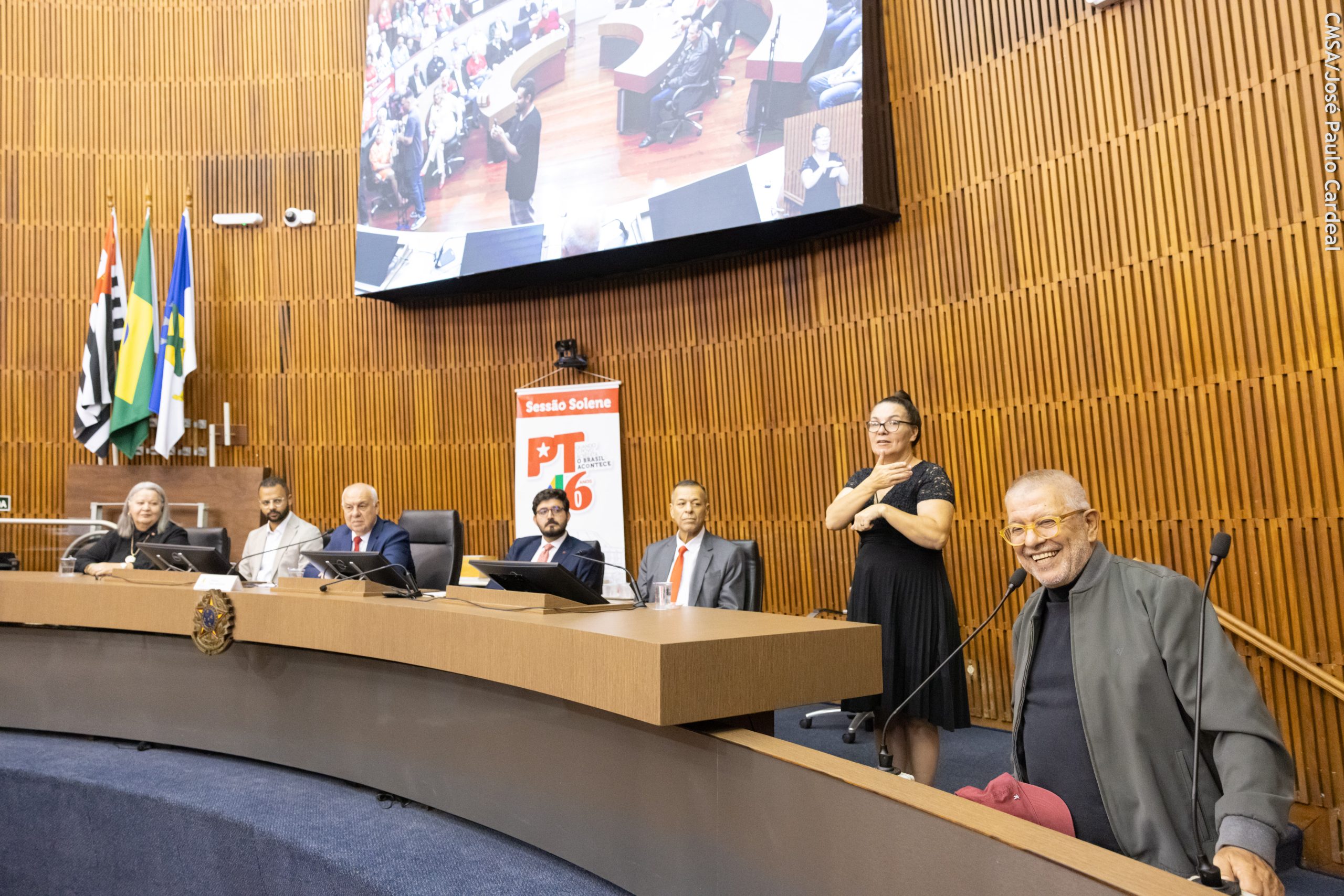 Câmara realiza sessão solene em homenagem aos 46 anos de fundação do Partido dos Trabalhadores