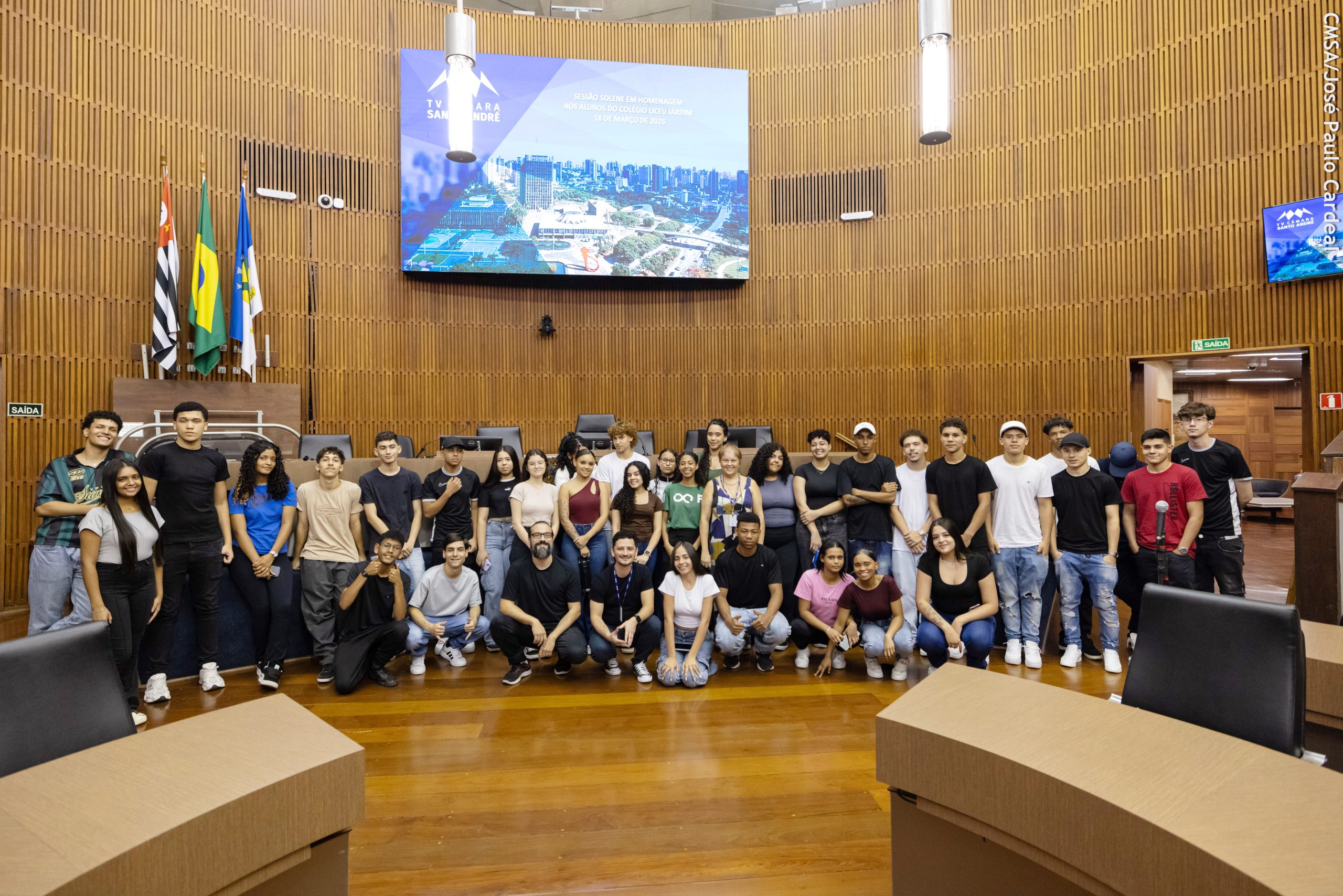 Alunos do SENAC visitam a Câmara