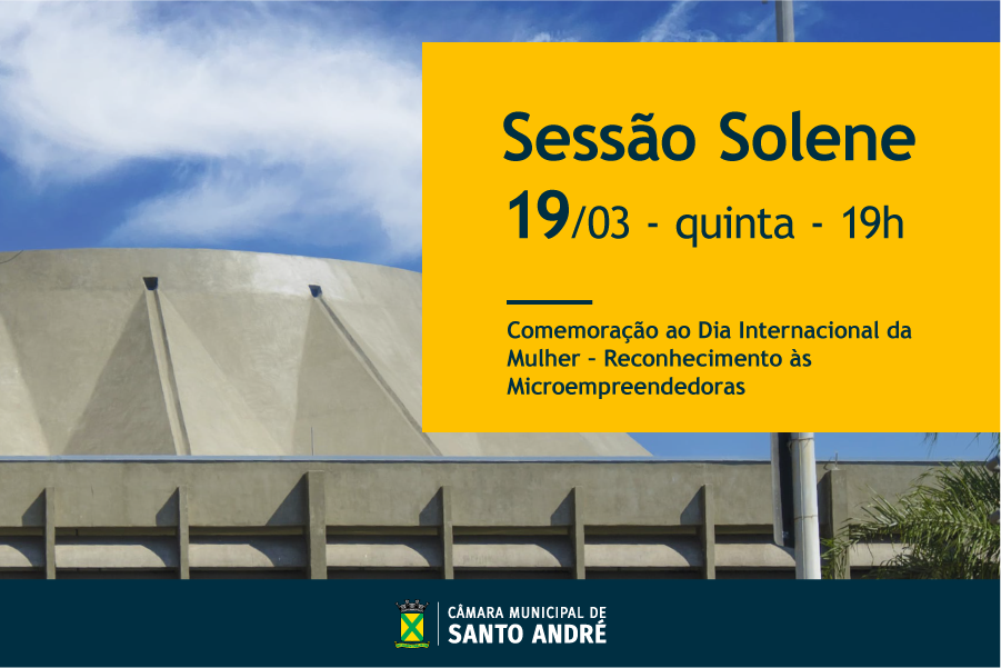 Câmara comemora o Dia Internacional da Mulher no dia 19 (quinta-feira)