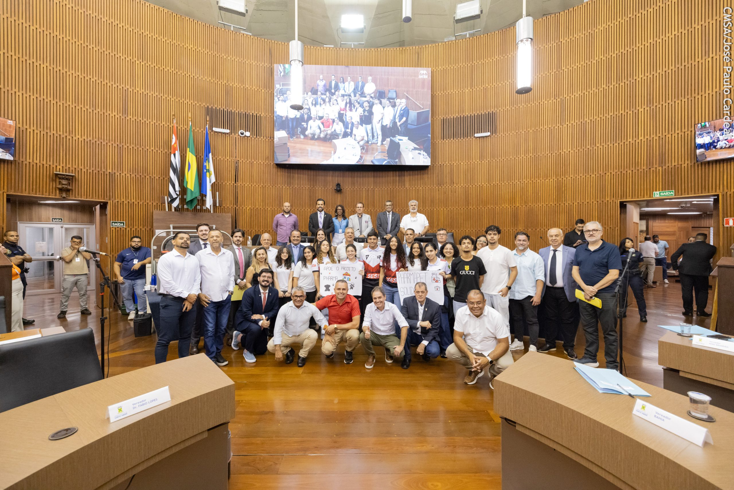 Sessões da Câmara debatem segurança em escolas, saúde e infraestrutura em Santo André