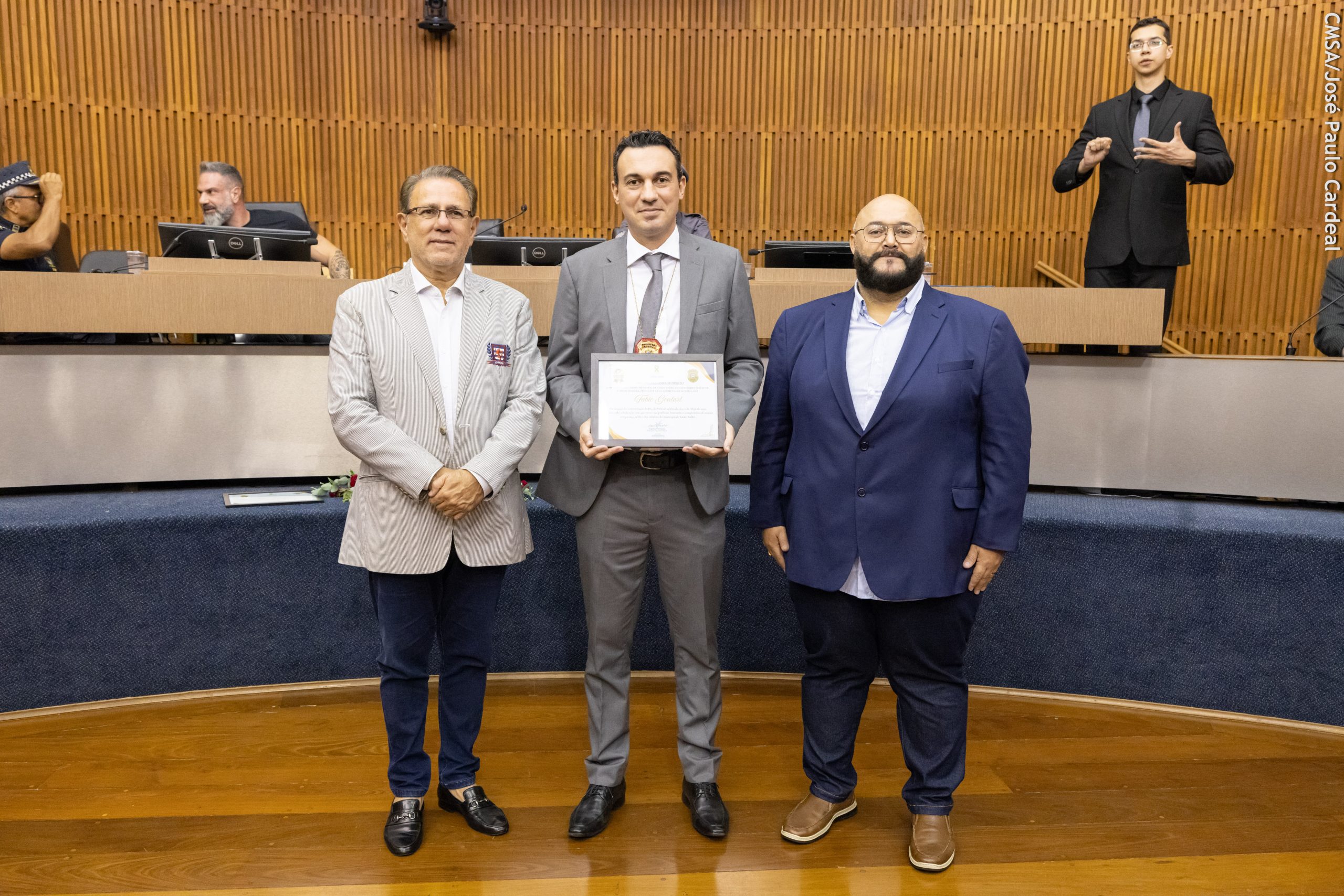 Câmara celebra Dia do Policial com homenagens a profissionais da segurança pública