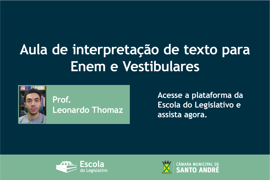 Aula de Interpretação de Texto para Enem e Vestibulares