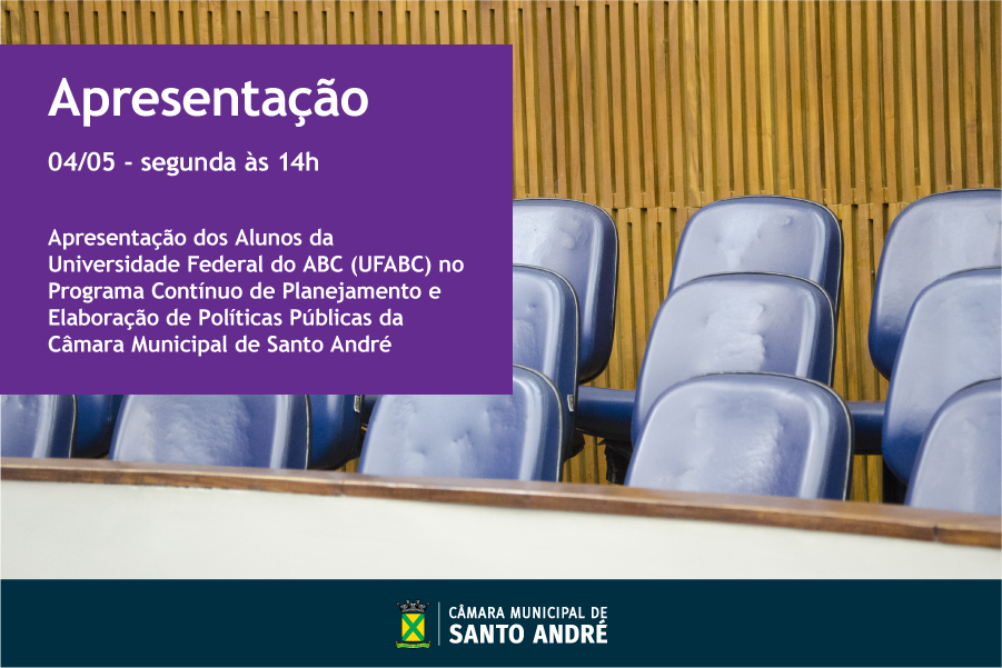 Apresentação dos Alunos da UFABC no Programa Contínuo de Políticas Públicas