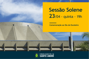 Câmara comemora o Dia do Escoteiro na quinta-feira (23)